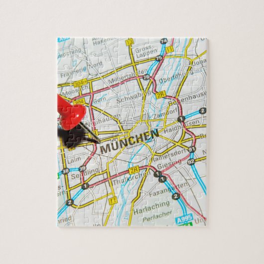 Munchen (ミュンヘン)、ドイツ ジグソーパズル (縦)