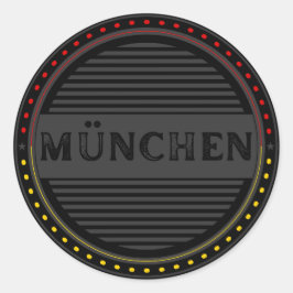 München City Pride Emblem – German Identity ラウンドシール