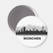 München Skyline Kühlschrank Magnet マグネット (正面/裏面)