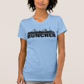 München Stadt Skyline - TShirt / Pullover Tシャツ (正面)
