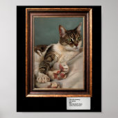 Munchie The Cat Resting - Canvas ポスター (正面)