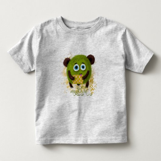 Munching Monster トドラーTシャツ (正面)