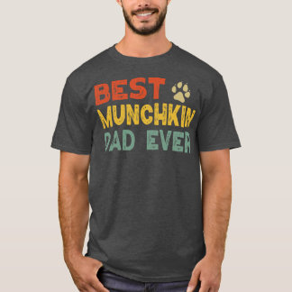 Munchkin Cat Dad Owner Breeder Lover Kitten  Tシャツ