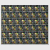 Munchkin Wearing a Knit Hat and Sweater ラッピングペーパー (フラット)