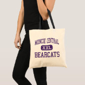 Muncieの本部-闘士-高Muncieインディアナ トートバッグ (正面(商品))