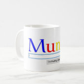 Muncie: 私は幸運なコーヒー・マグを感じています コーヒーマグカップ (正面左)