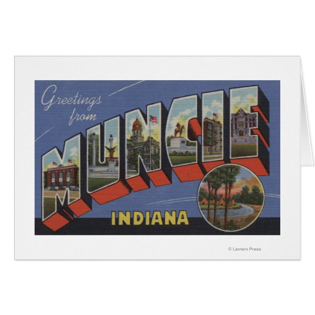 Muncie, Indiana – 大文字場面 (正面横)