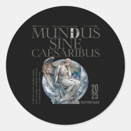 Mundus Sine Caesaribus ラウンドステッカー ラウンドシール