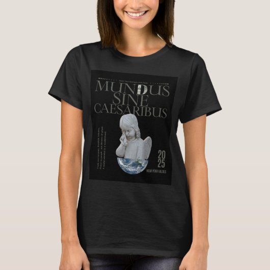 Mundus Sine Caesaribus Tシャツ | ユニークアート (正面)
