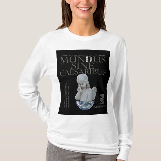 Mundus Sine Caesaribus Tシャツ | ユニークアート (正面)