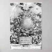Mundus Subterraneus'by Athanasius Kircher ポスター (正面)