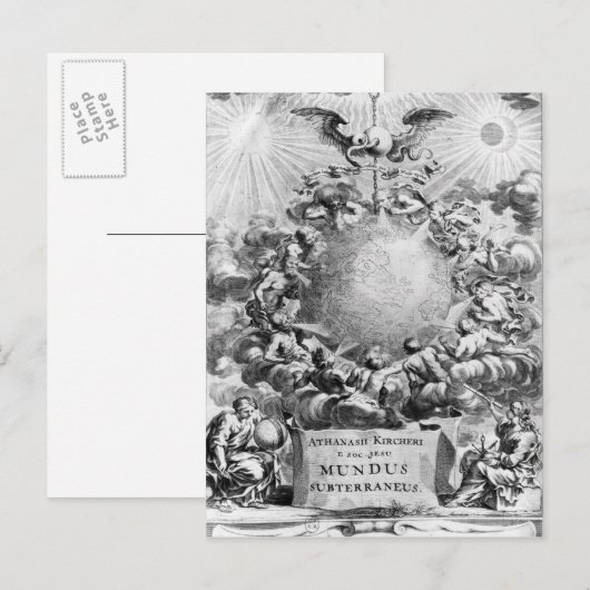 Mundus Subterraneus'by Athanasius Kircher ポストカード (正面/裏面)