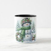 Muñeco de nieve マグカップ (中央)
