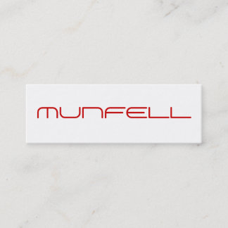 MUNFELL スキニー名刺
