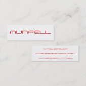 MUNFELL スキニー名刺 (正面/裏面)