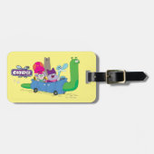 Mung, Chowder, Shnitzel, & Truffles in Snail Car ラゲッジタグ (正面横)