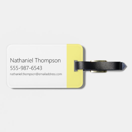 Mung, Chowder, Shnitzel, & Truffles in Snail Car ラゲッジタグ (裏面横)