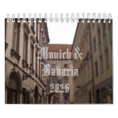 Munich & Bavaria 2026 Calendar カレンダー (カバー)