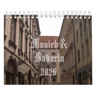 Munich & Bavaria 2026 Calendar カレンダー