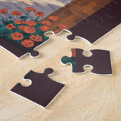 Munich Germany Bavaria Illustration Travel Art ジグソーパズル (側面)