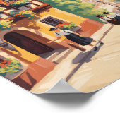 Munich Germany Bavaria Illustration Travel Art ポスター (角)