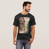 Munich Germany Bavaria Illustration Travel Art Tシャツ (正面フル)