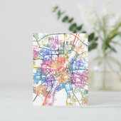 Munich Germany City Map ポストカード (スタンド正面)