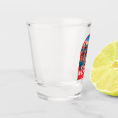 Munich Germany Travel Art Emblem ショットグラス (左)