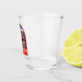 Munich Germany Travel Art Emblem ショットグラス (右)