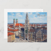 Munich Marienplatz Germany ポストカード (正面/裏面)