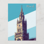 Munich Marienplatz Germany ポストカード (正面)