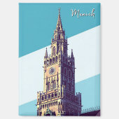Munich Marienplatz Germany マグネット (正面)