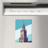 Munich Marienplatz Germany マグネット (インサイチュ (食洗機))