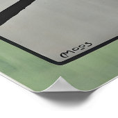 Munich Skiing in Germany Vintage Ski Poster ポスター (角)