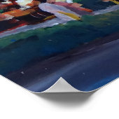 Munich Viktualienmarkt ポスター (角)