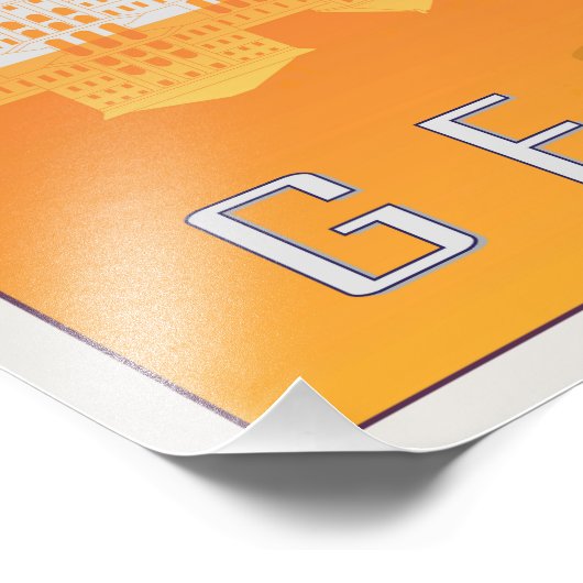 Munich vintage poster フォトプリント            (角)