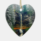 Munisingは上部半島ミシガン州下ります セラミックオーナメント (右)