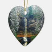 Munisingは上部半島ミシガン州下ります セラミックオーナメント (左)