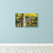 Munising滝イン秋、Munising、ミシガン キャンバスプリント (インサイチュ (ウッドフロア))