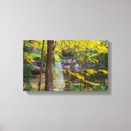 Munising滝イン秋、Munising、ミシガン キャンバスプリント