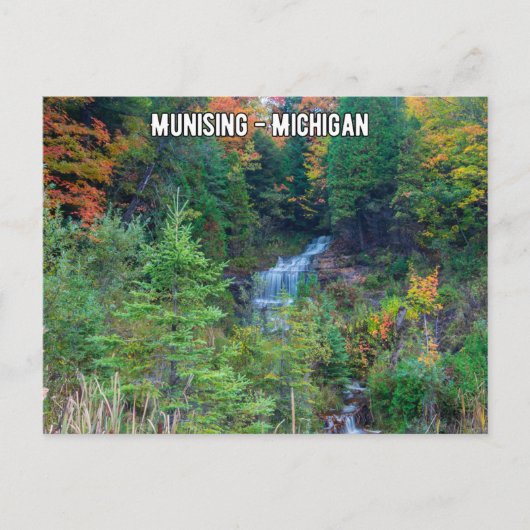Munising Michiganはがき ポストカード (正面)