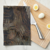 Munitions Girls 1918 at Factory World War 1 キッチンタオル (四つ折り)