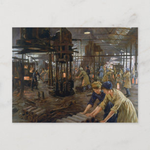 Munitions Girls 1918 at Factory World War 1 ポストカード