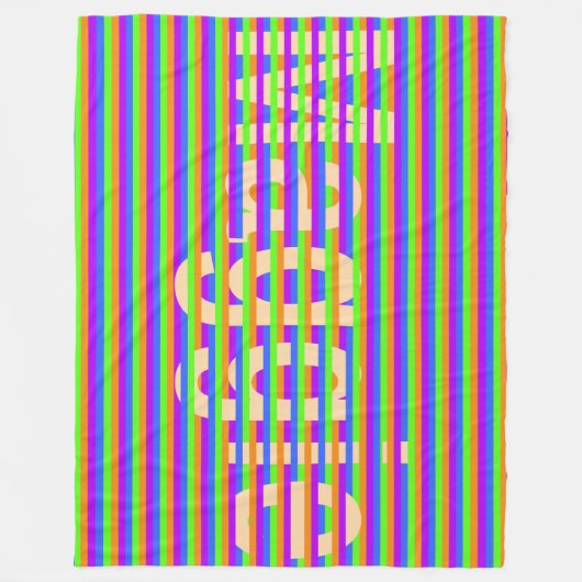 Munkerの目の錯覚毛布 フリースブランケット (正面)