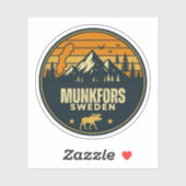 Munkfors、Sweden Sverige シール (シート)