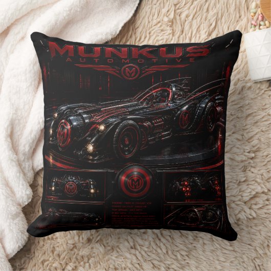 Munkus 自動車クッション / ディーゼルパンク / ヒーロー クッション (ブランケット)
