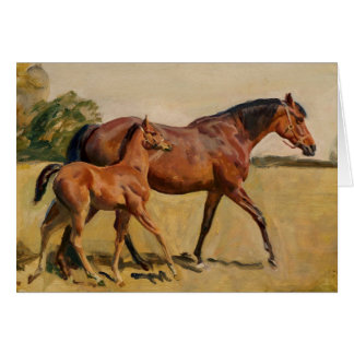 Munnings著ロバそして子馬