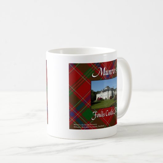 MunroのFoulisの城のエールのコップ コーヒーマグカップ (正面右)