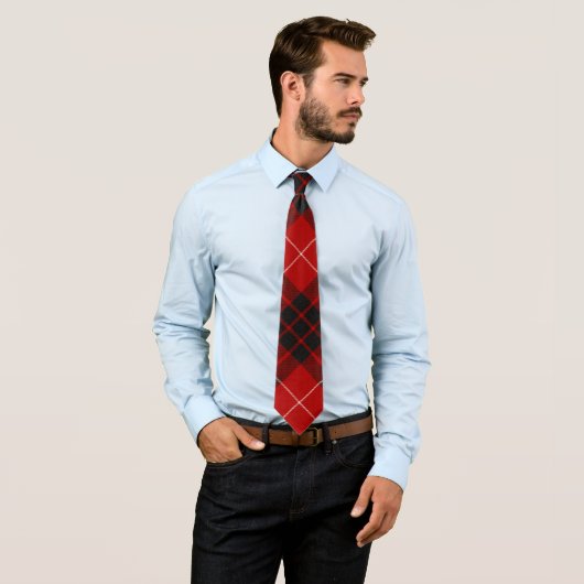 Munro Clan Tartan Vestiarium Scoticum ネクタイ (インサイチュ)