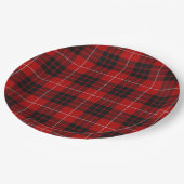Munro Tartan ペーパープレート (アングル)